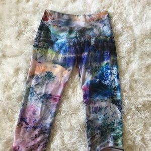 Colorful crop leggings